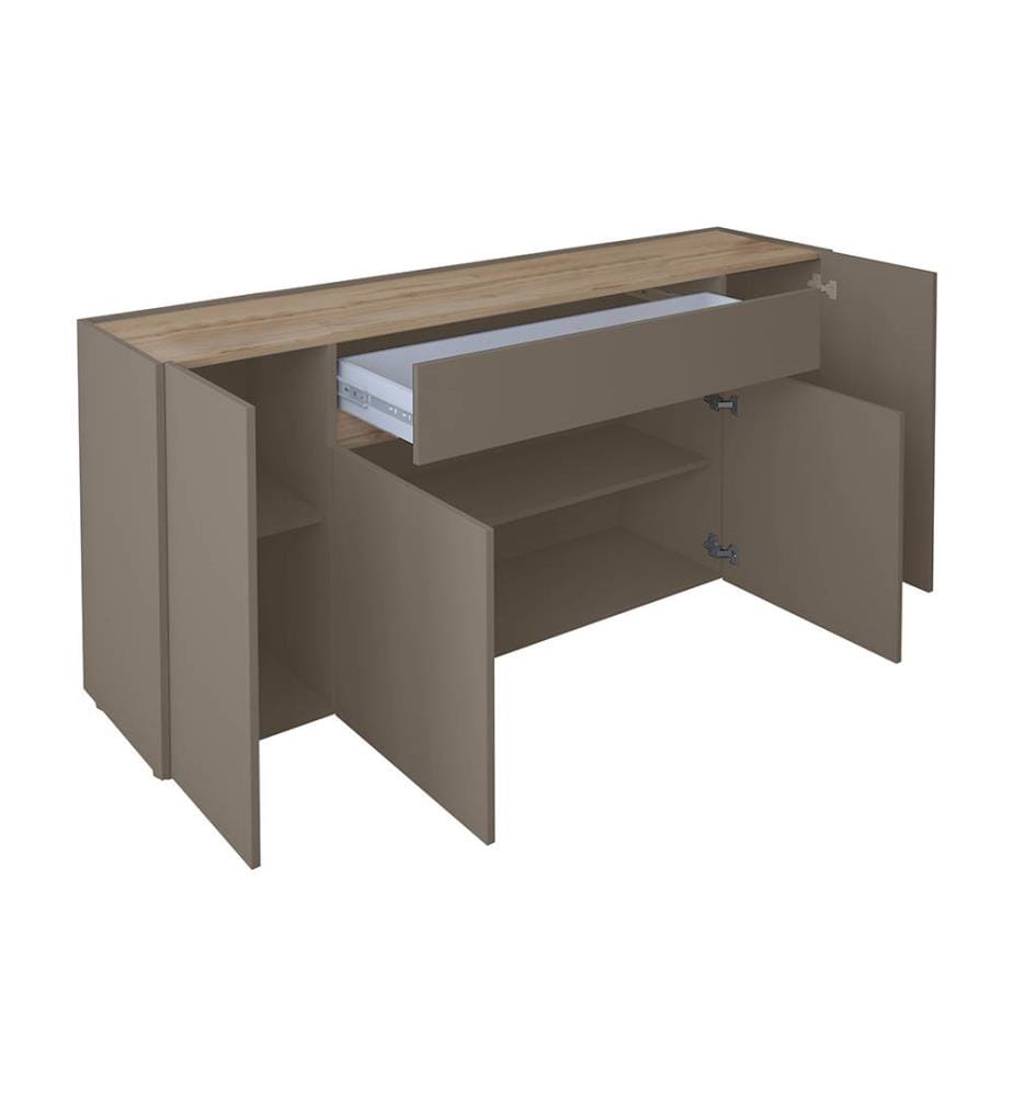 Anrichte - Taupe und Hellbraun