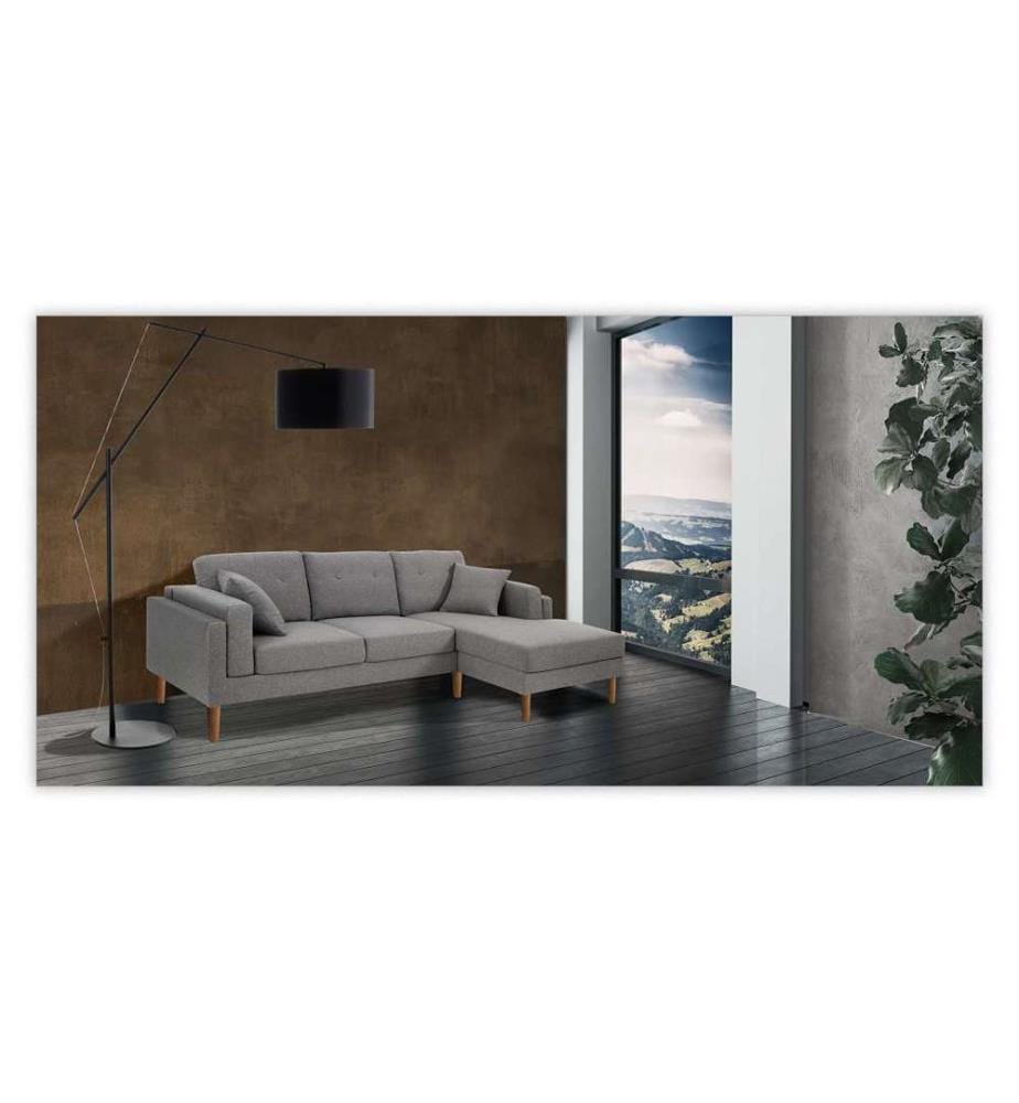 Ecksofa Giada - Grau