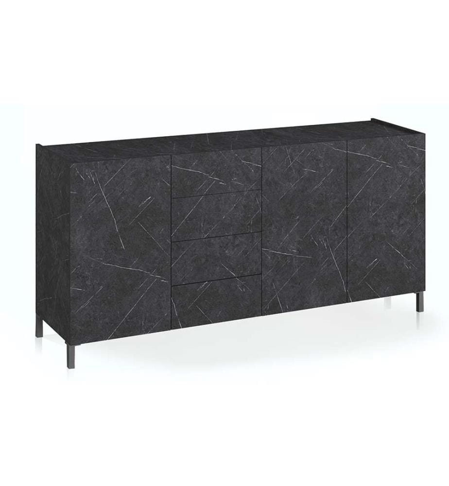 Big Sideboard Eddy Marmor - Schwarz