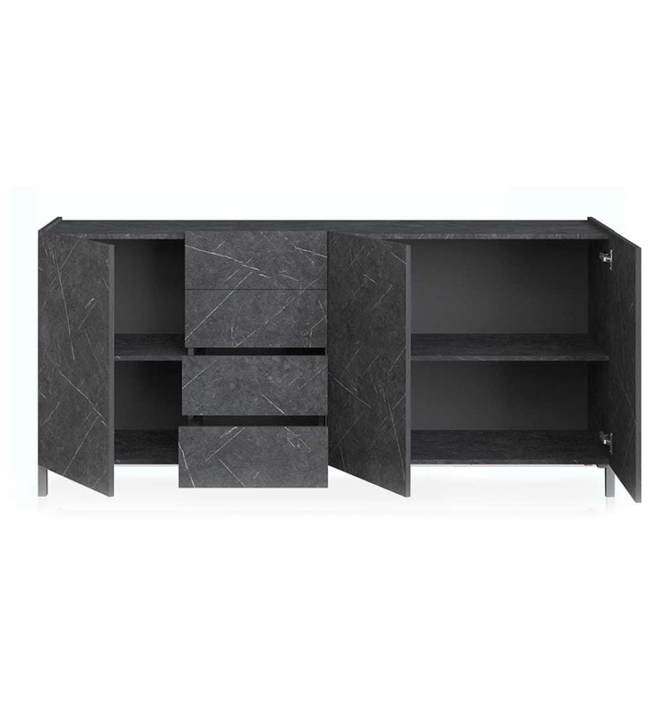Big Sideboard Eddy Marmor - Schwarz