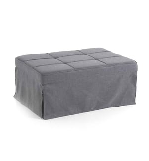 Pouf/ Bett/ Chaise Longue Quick - Grau
