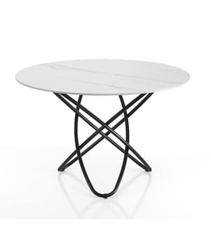 Tisch Hula Hoop MARBLE - Weiss