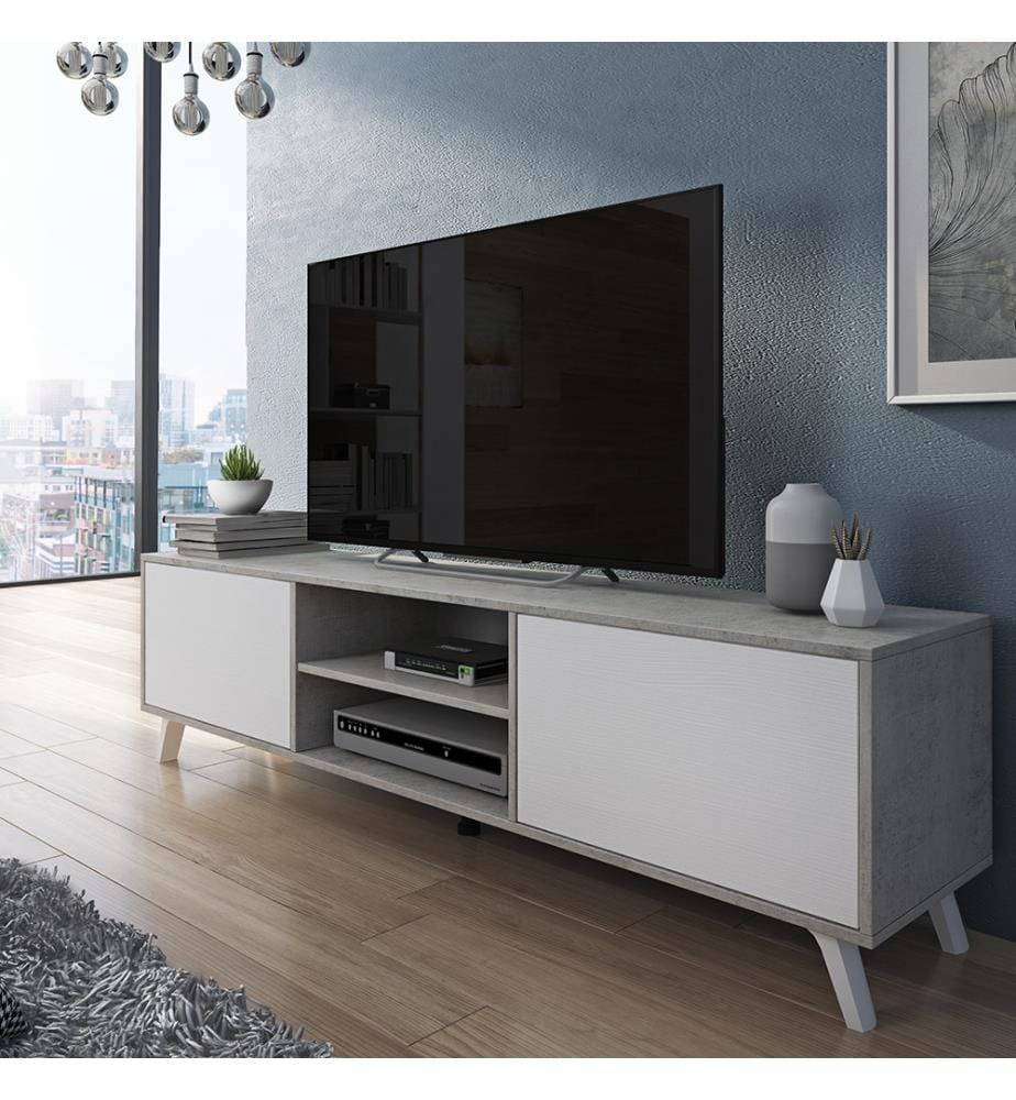 TV - Ständer Smart - Grau und Hellgrau