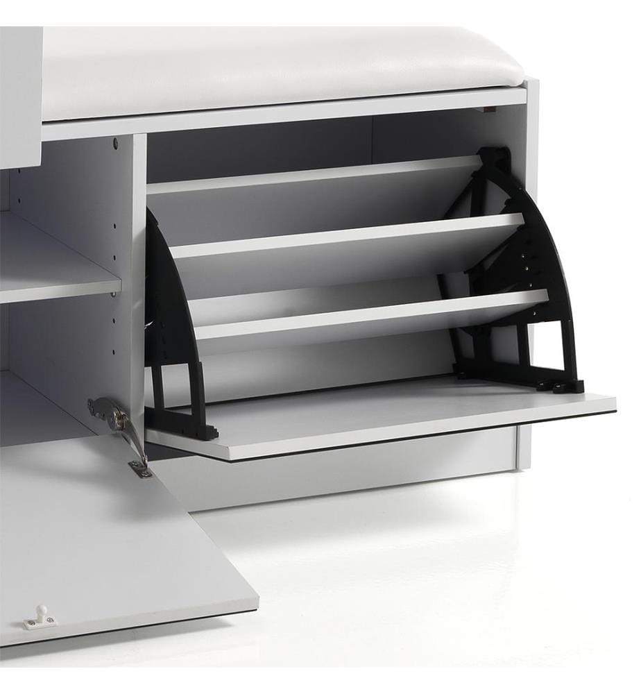 Schuhschrank Pratiko - Weiss