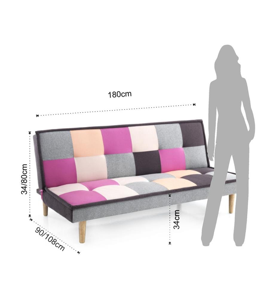 Sofa/Bett Smart B - Multicolor