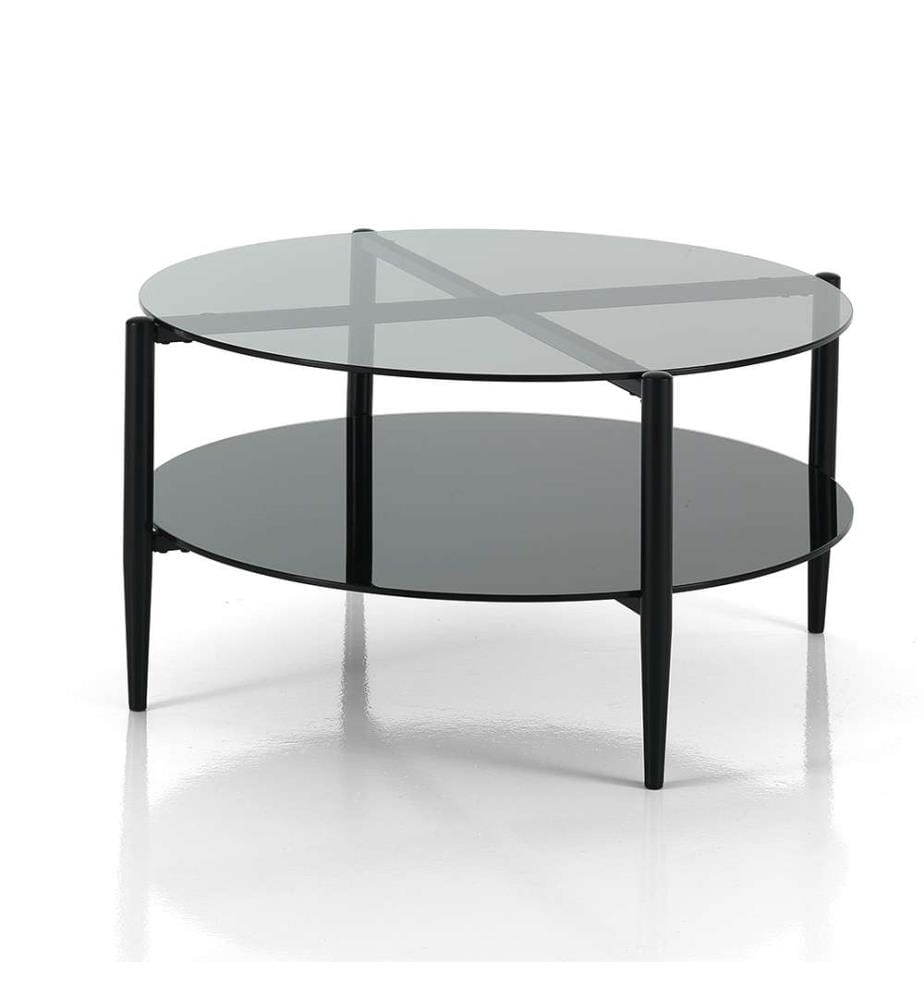 Couchtisch Cruiser - Grau und Schwarz