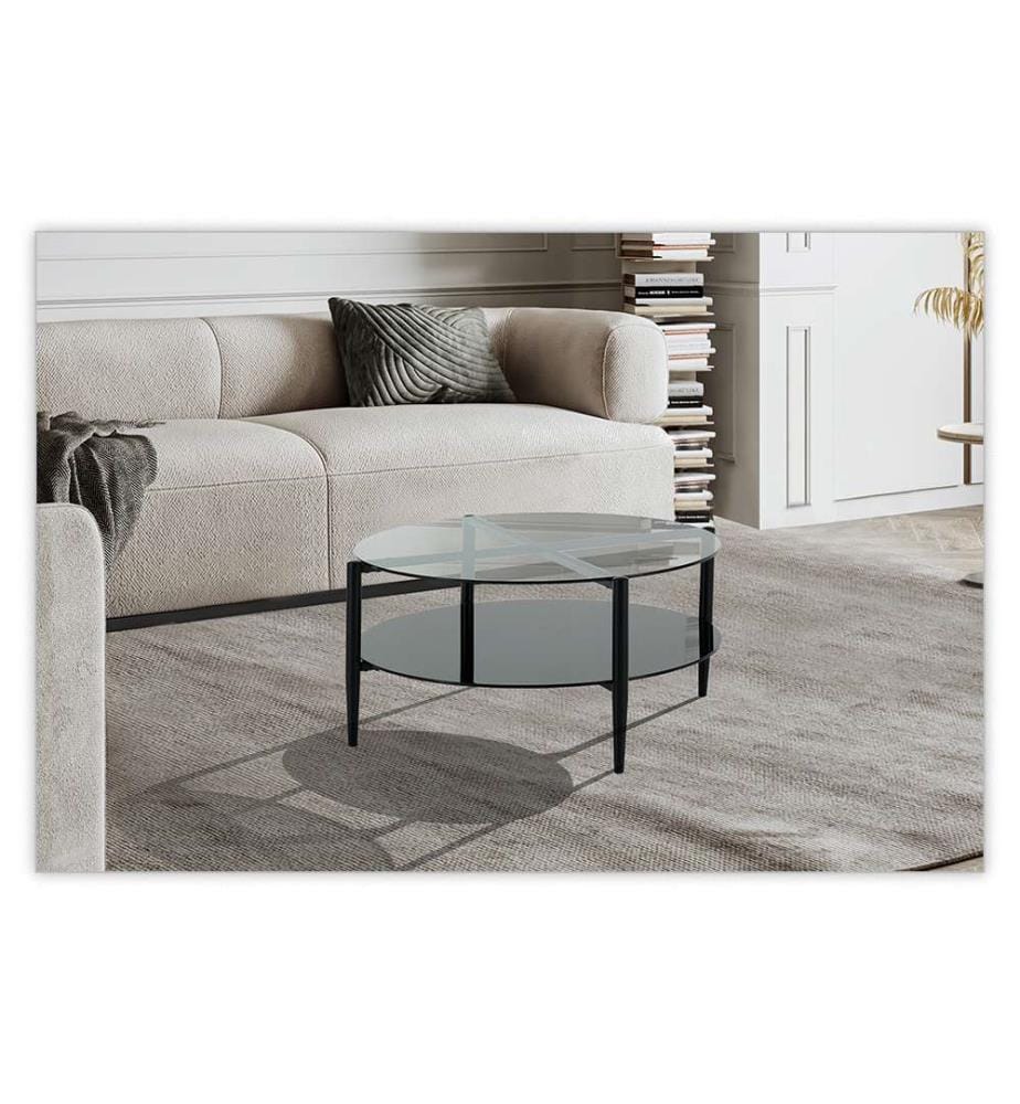 Couchtisch Cruiser - Grau und Schwarz