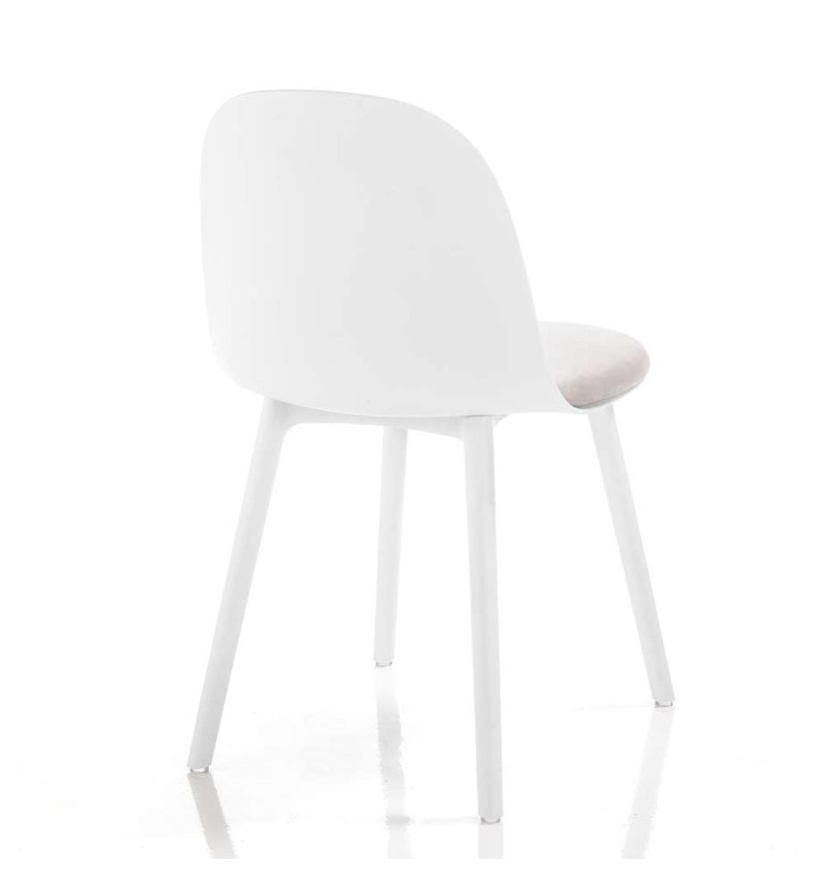 4er-Set Stühle - Weiss