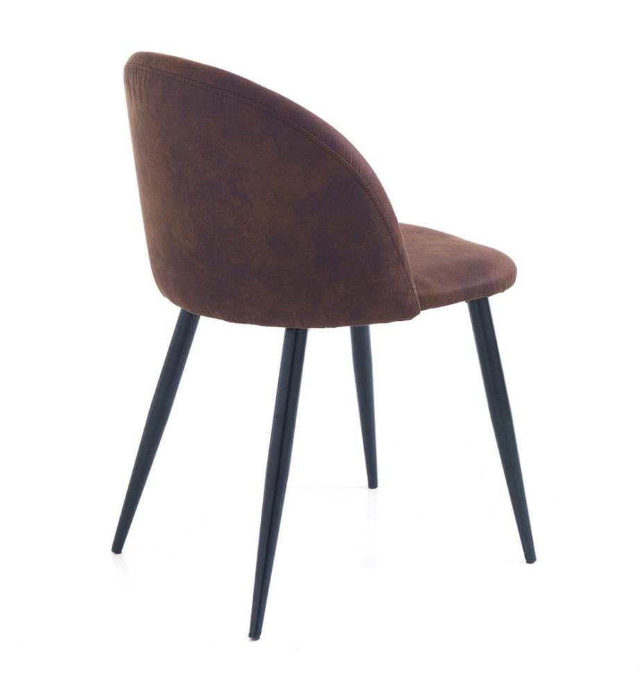 4er-Set Kelly Chairs - Braun