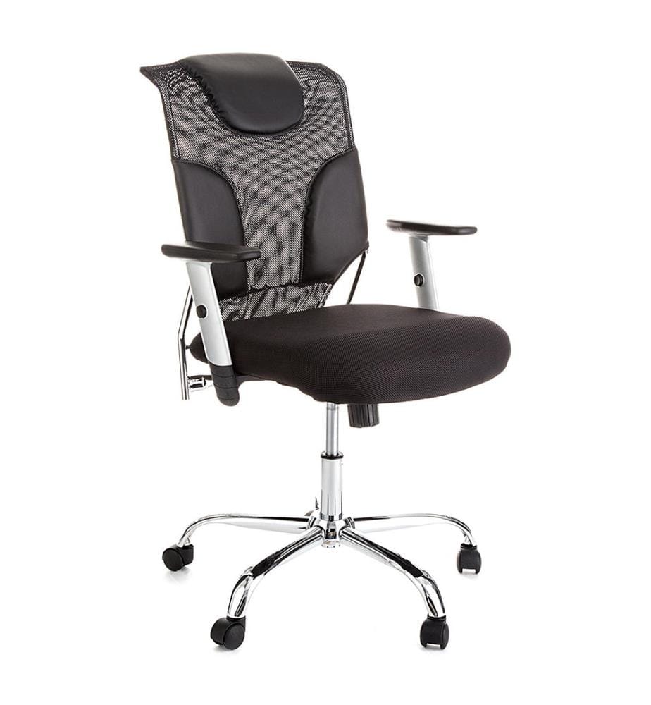 Chaise de Bureau Fashion - Schwarz