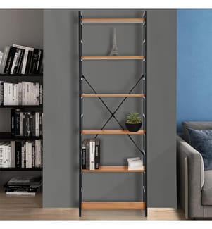 Bücherregal Cukin 6 Evo - 185 x 60 x 28 cm