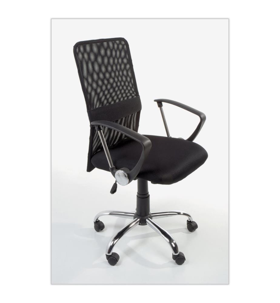 Bürostuhl Classic - Schwarz und Silber
