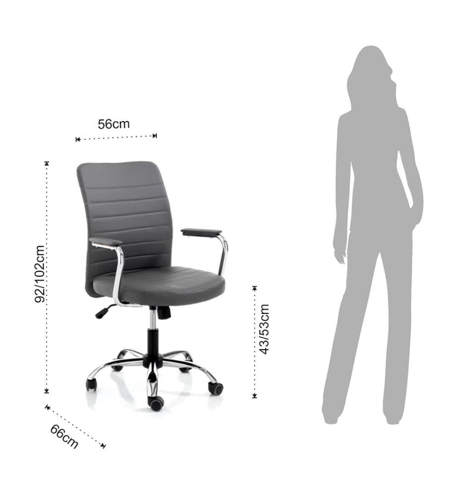 Büro - Sessel Tyler - Grau