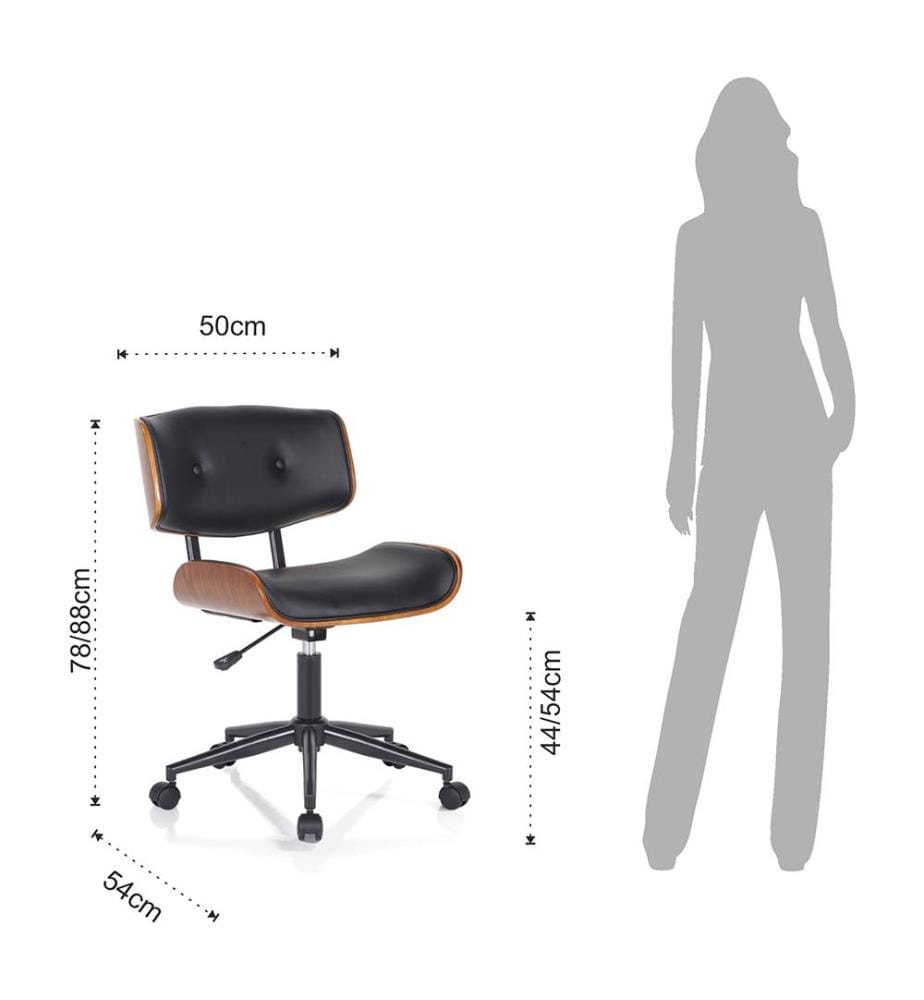 Bürostuhl Visby-B - Braun