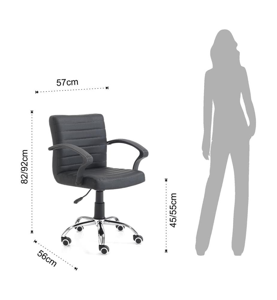Büro - Sessel Pany - Schwarz