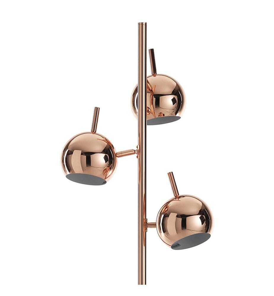 Stehleuchte Globe Kupfer - Roségold