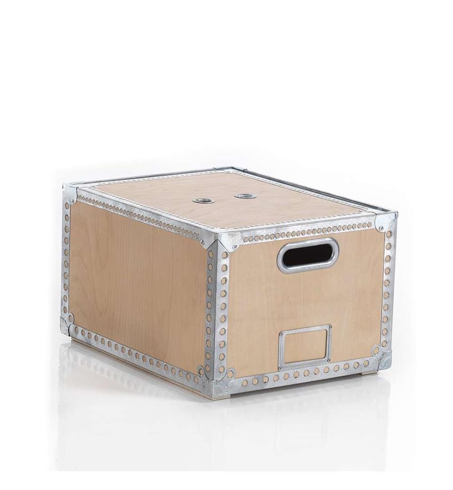 Set aus 3 Aufbewahrungsboxen - Holz