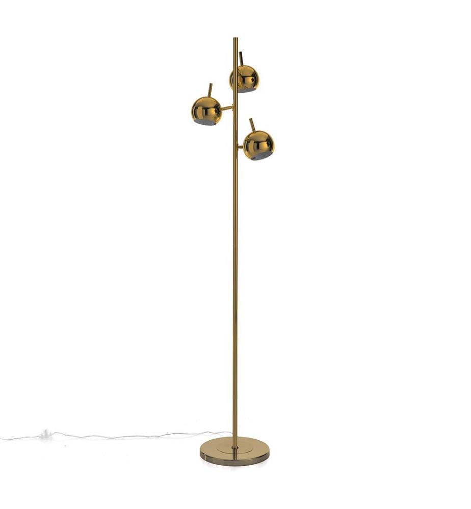 Stehleuchte Globe Messing Ø27 cm - Ø27 x 165 cm