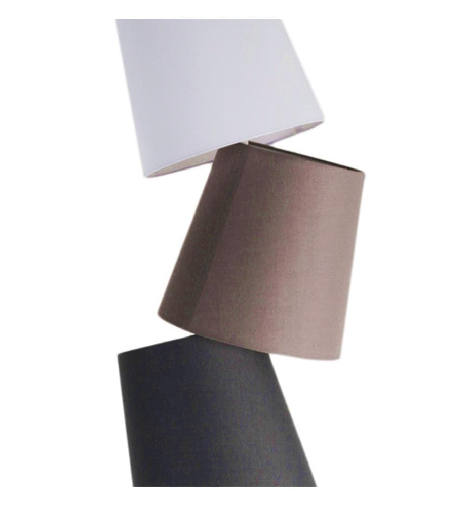 Bodenlampe Wry - Braun & Weiss
