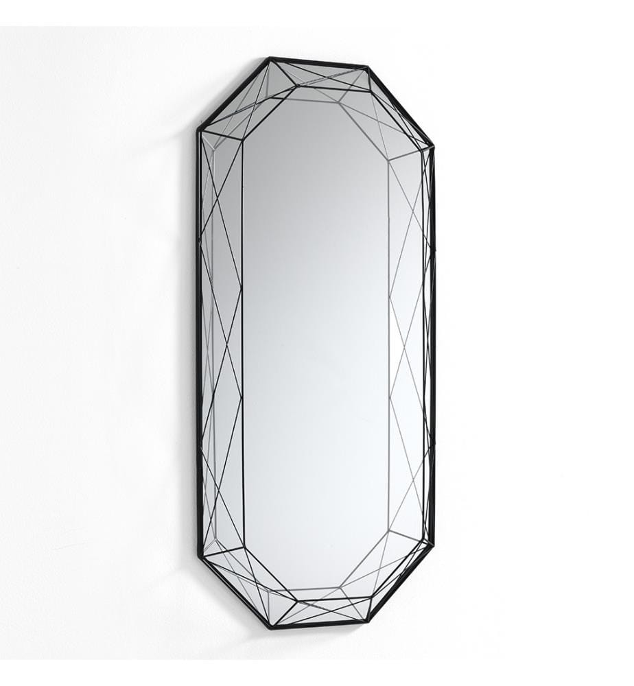 Specchio da parete Diamond 120 - Nero