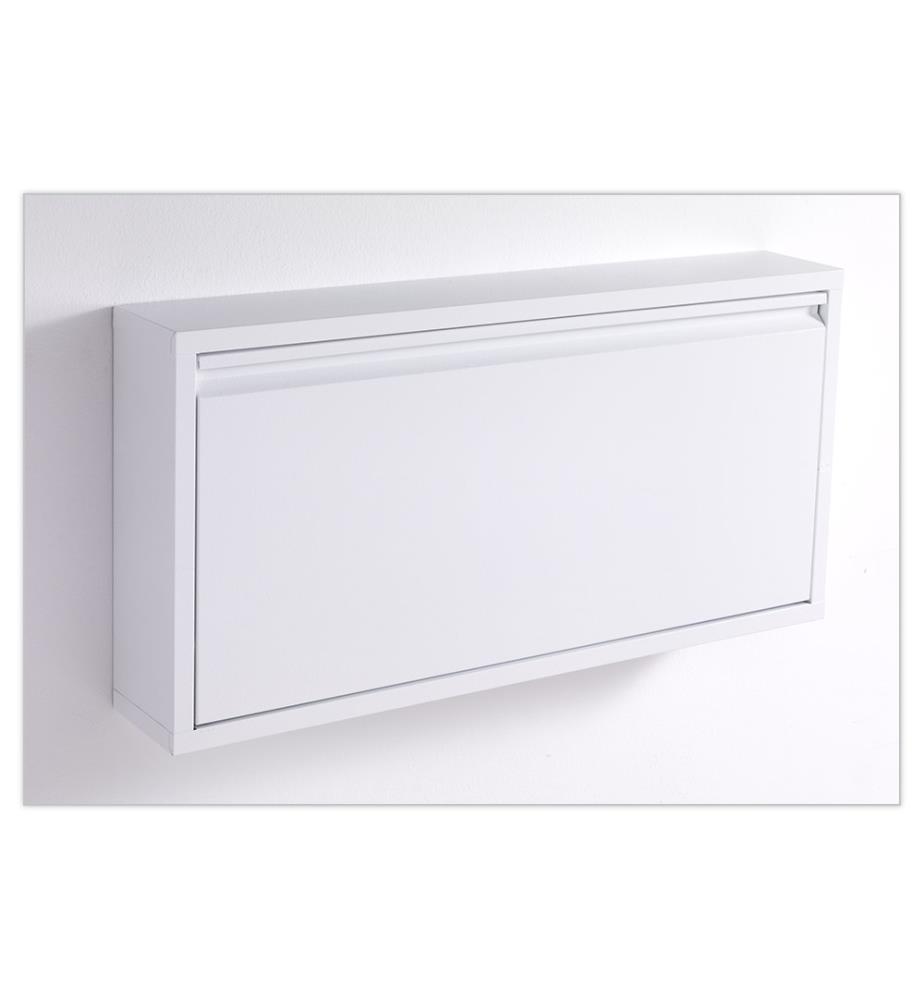 Schuhschrank Frottee - Weiss
