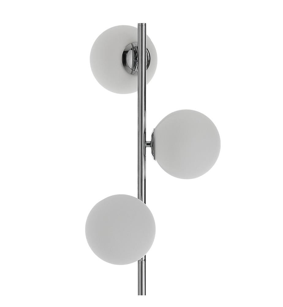 Lampada da terra Street - Argento e bianco