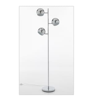 Stehlampe Globe - Silber