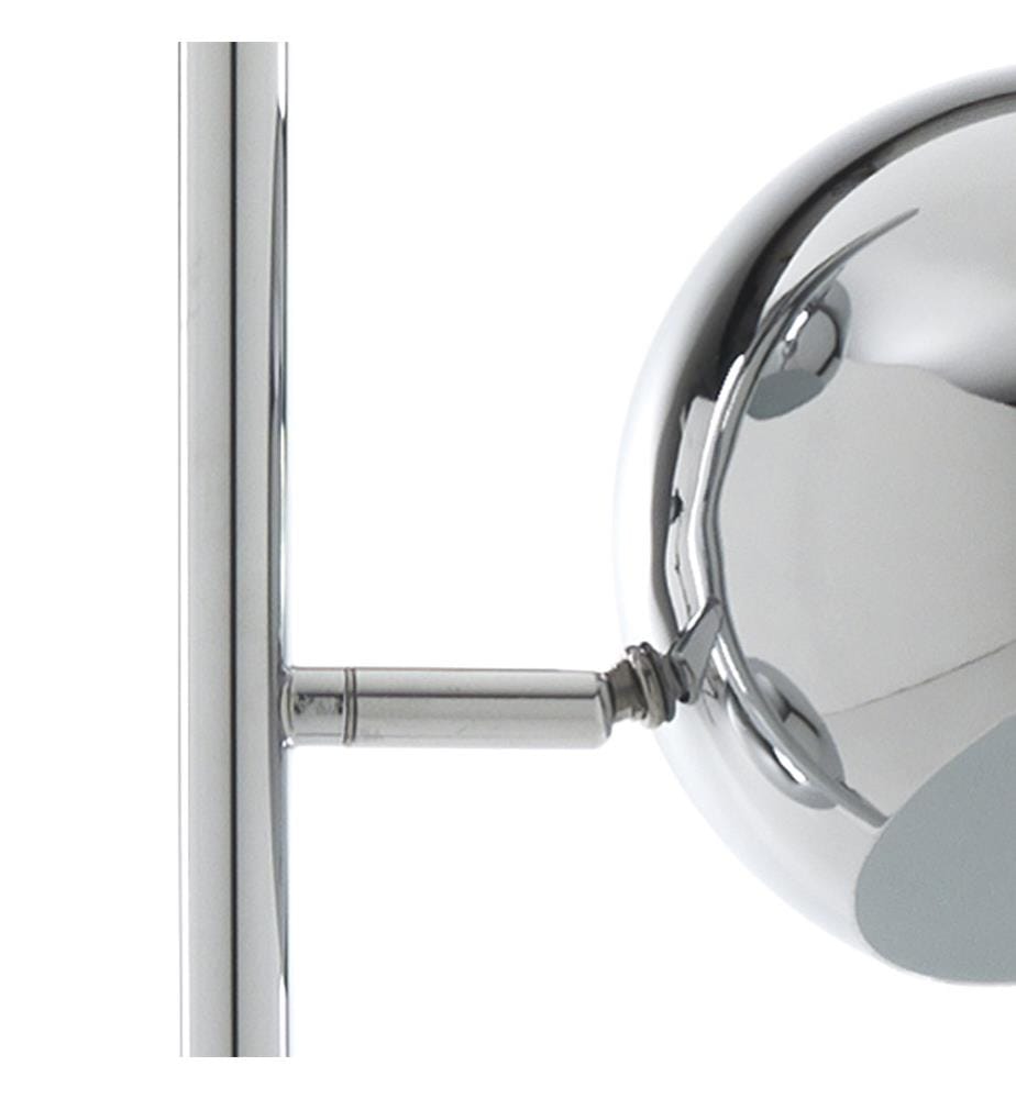 Stehlampe Globe - Silber
