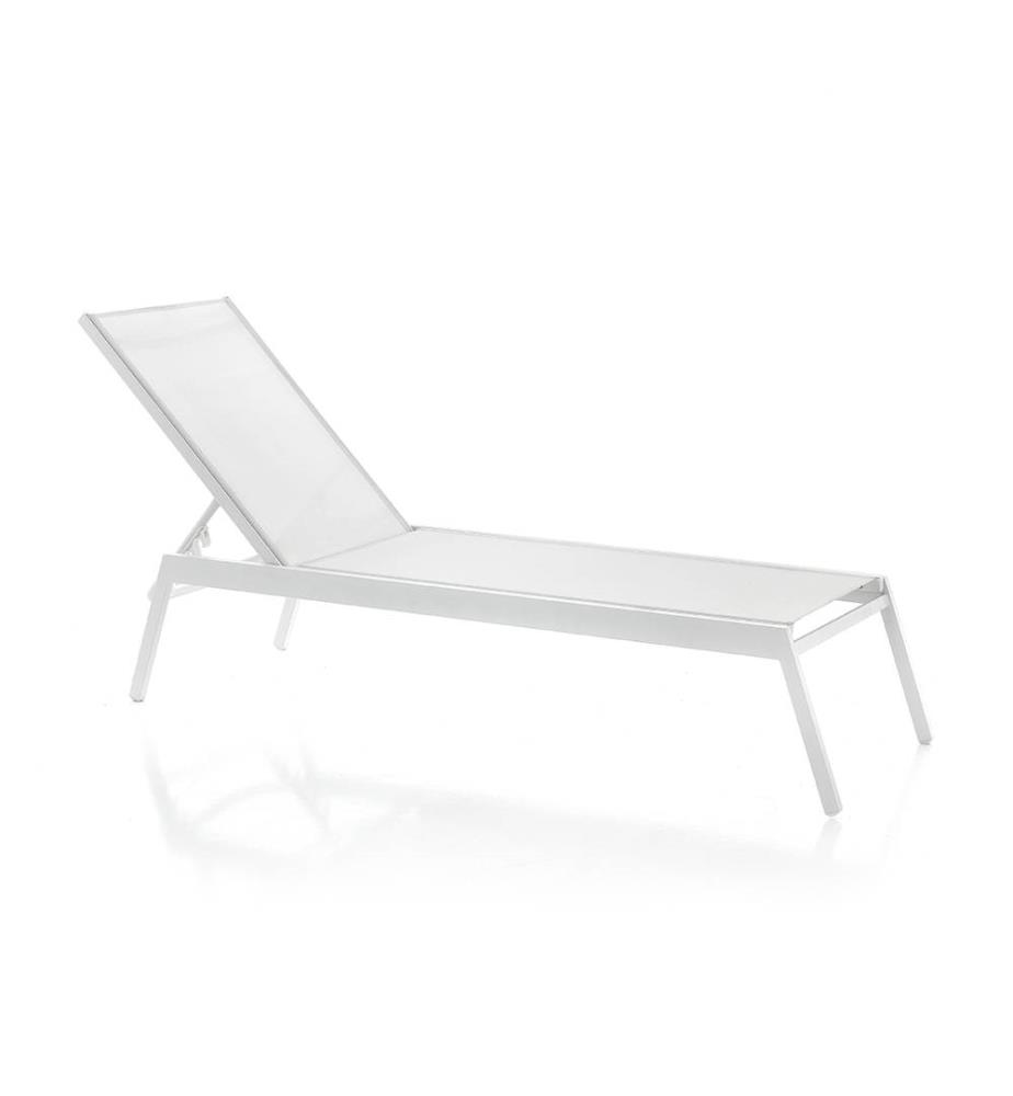 Sonnenliege Kastri - Weiss