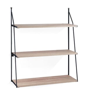 Fast Big Wall Shelf - Hellbraun und Schwarz