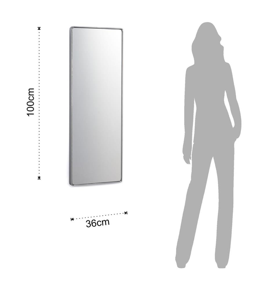 Miroir mural Neat Big - Argent