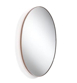 Wandspiegel Oval Kupfer - Bronze