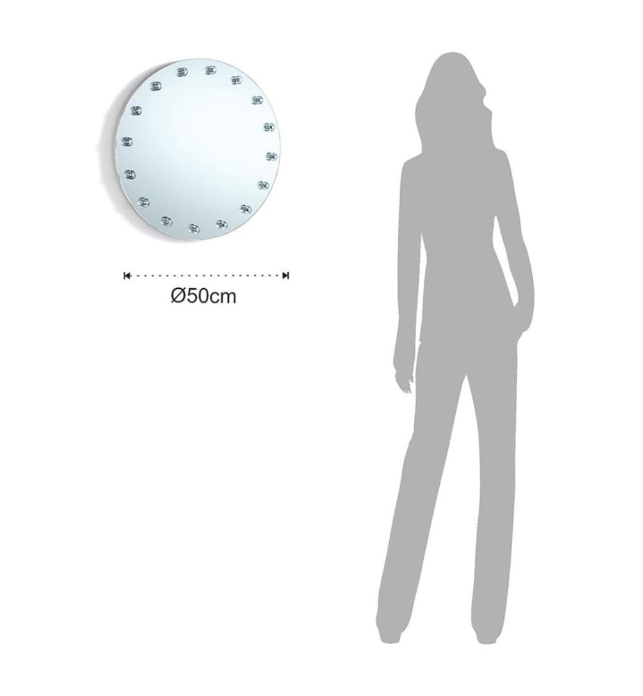Wandspiegel Afrodite - Weiss