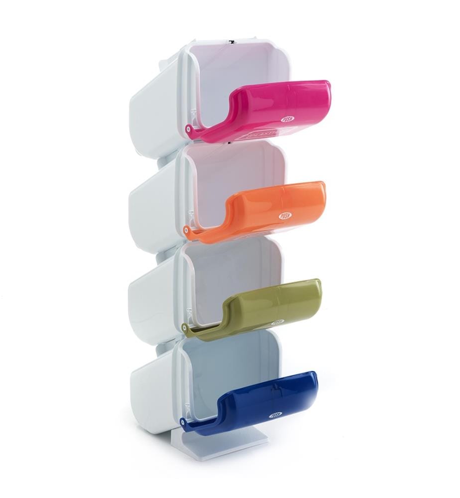 Abfallbehälter mit Trenneimern - Multicolor