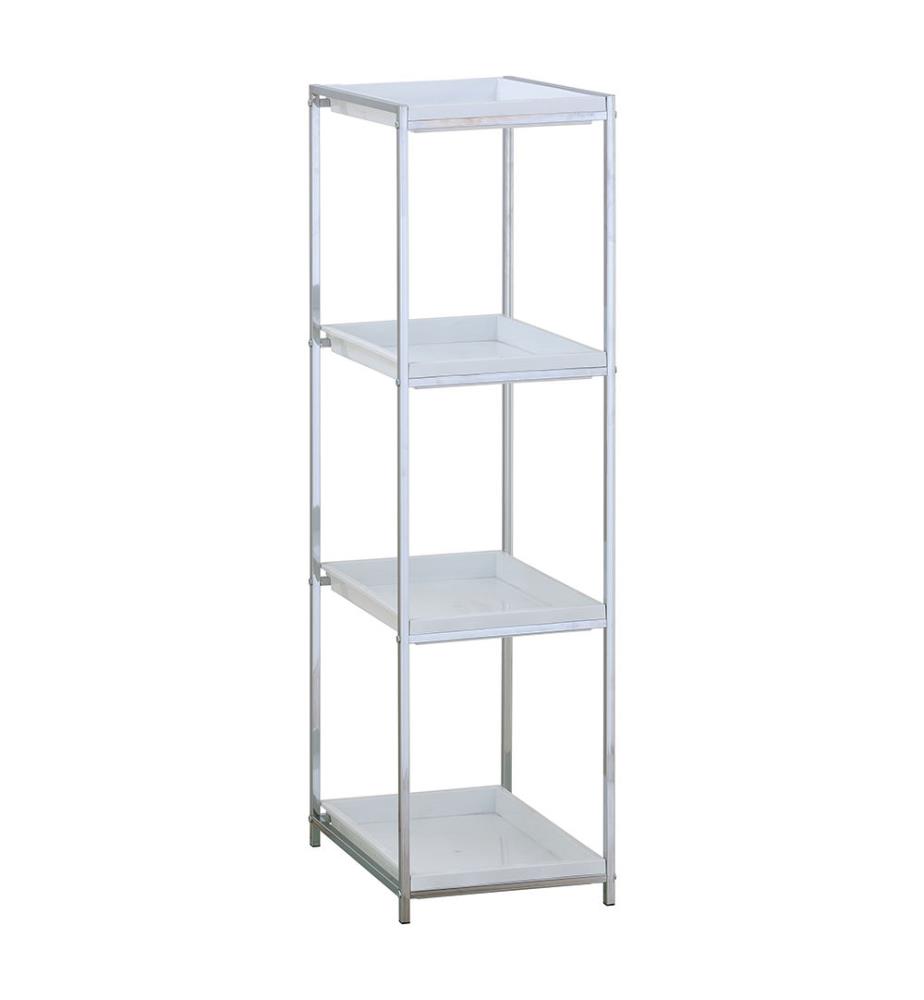 Vigio Grosses Regal - Silber und Weiss