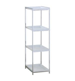 Vigio Grosses Regal - Silber und Weiss