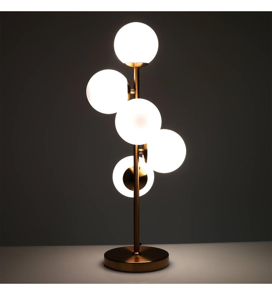 Tischlampe Galaxy - Gold und Weiss