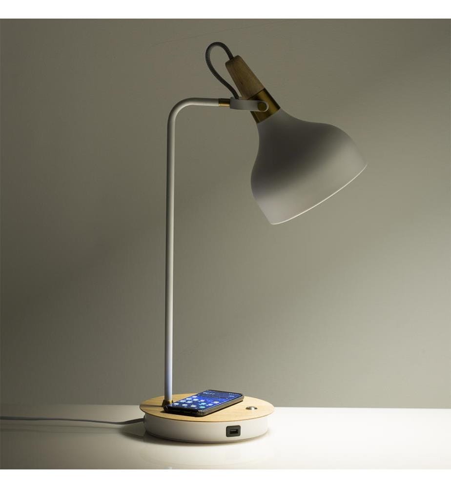 Lampe de table Nunzio - Blanc