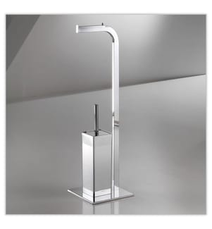 Toilettenpapierhalter Muriel - Silber