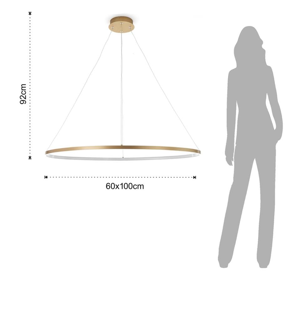 Kronleuchter Ring - Gold