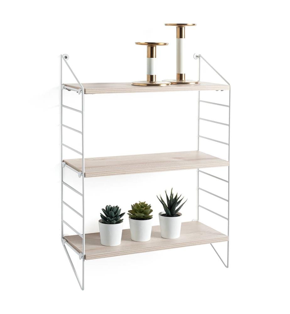 Mi-Ti-Ka Wandregal - Weiss und Beige