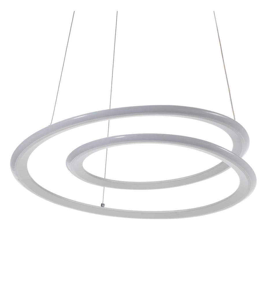 Spiralförmiger Kerzenständer - Silber
