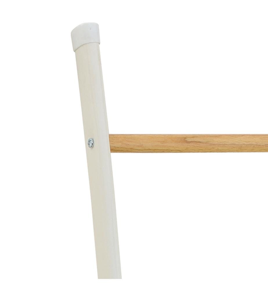 Handtuchhalter Rino - Weiss und Hellbraun