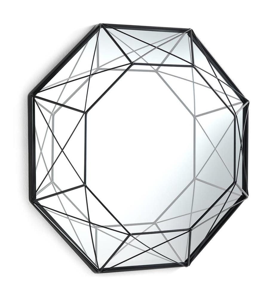 Miroir mural Diamant - Blanc