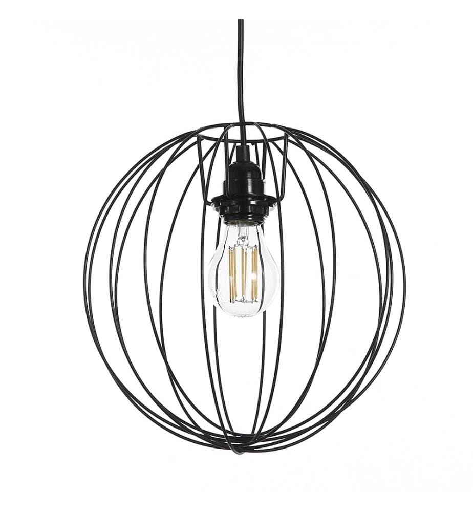 Lampada a sospensione Tiago - Nero