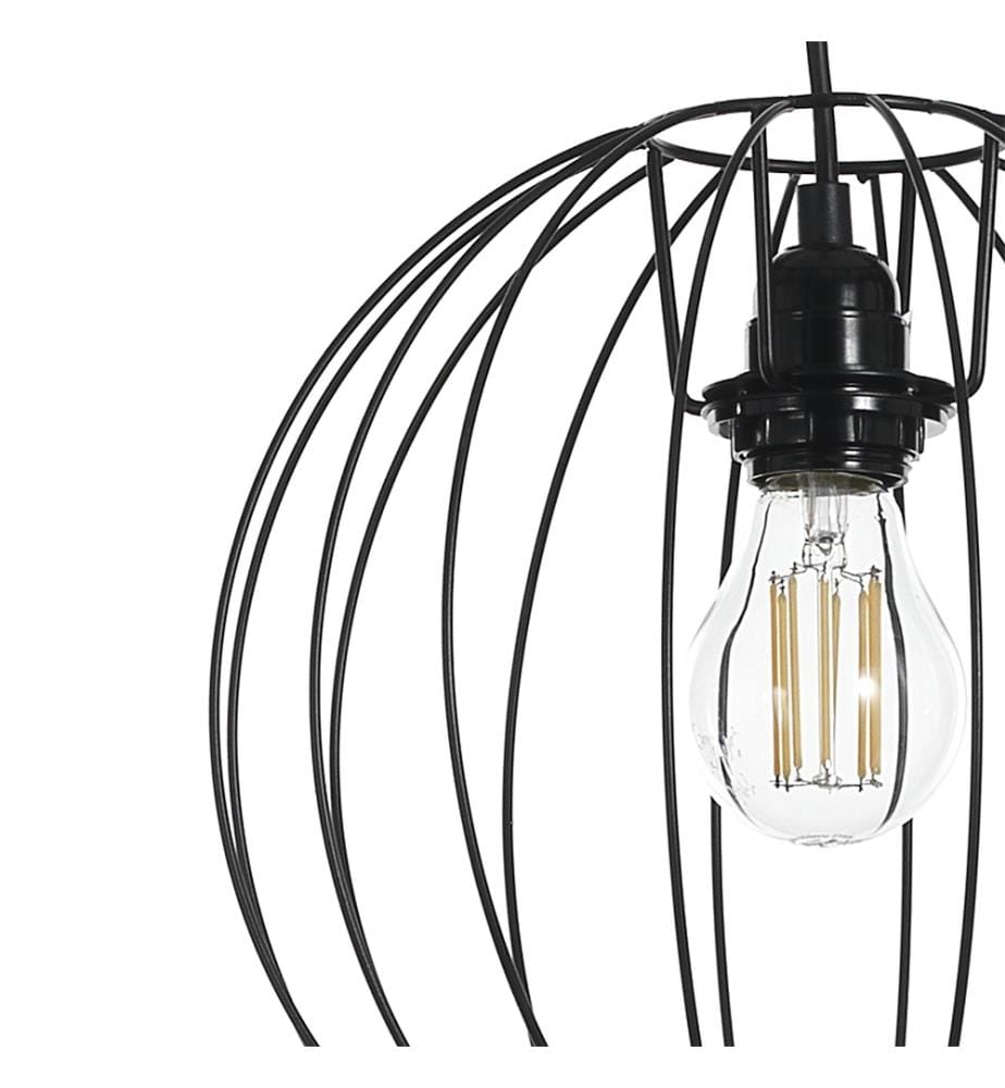 Lampada a sospensione Tiago - Nero