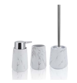 Badezimmerset aus Marmor -B - White