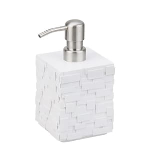 Seifenspender Wal - Weiss und Silber