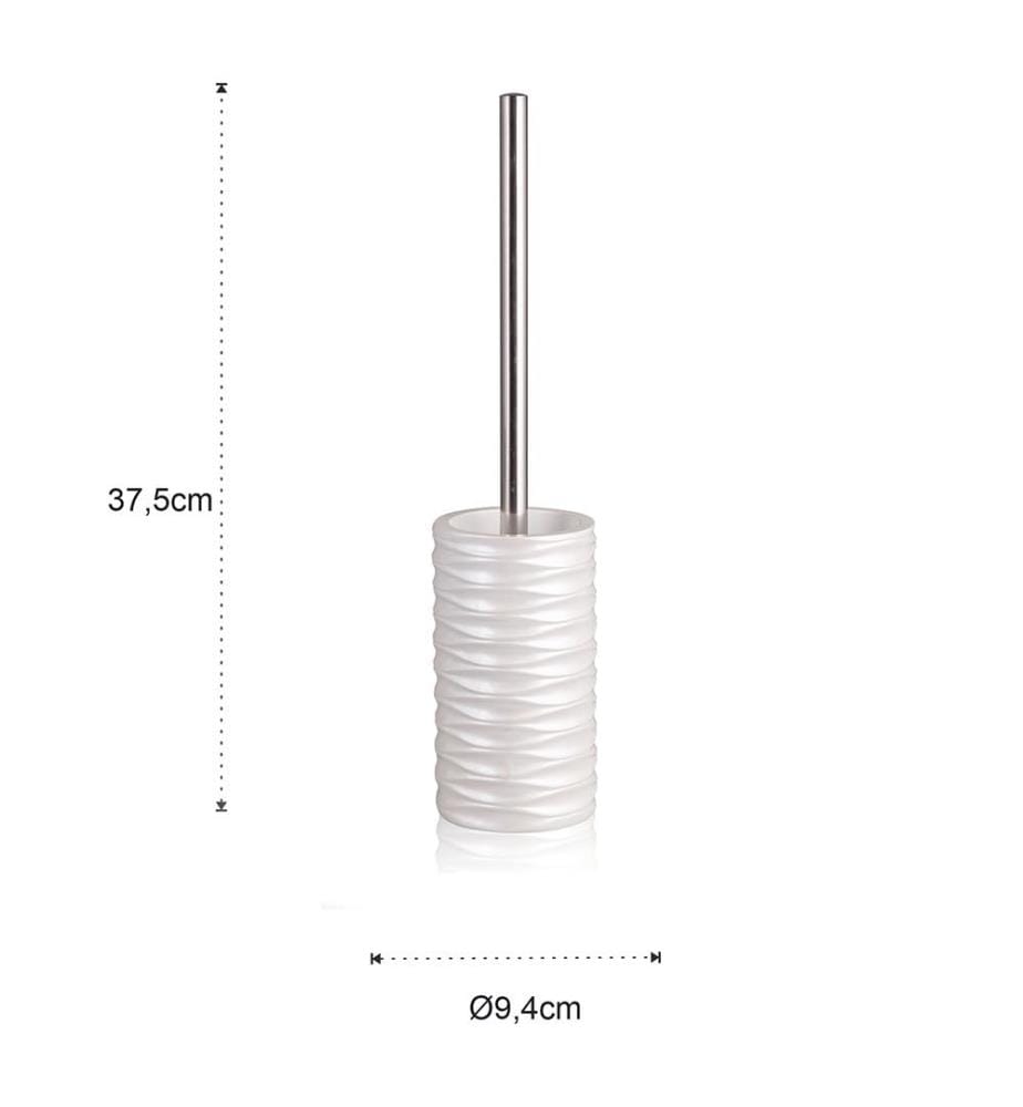 Toilettenbürstenhalter WAVE - Weiss