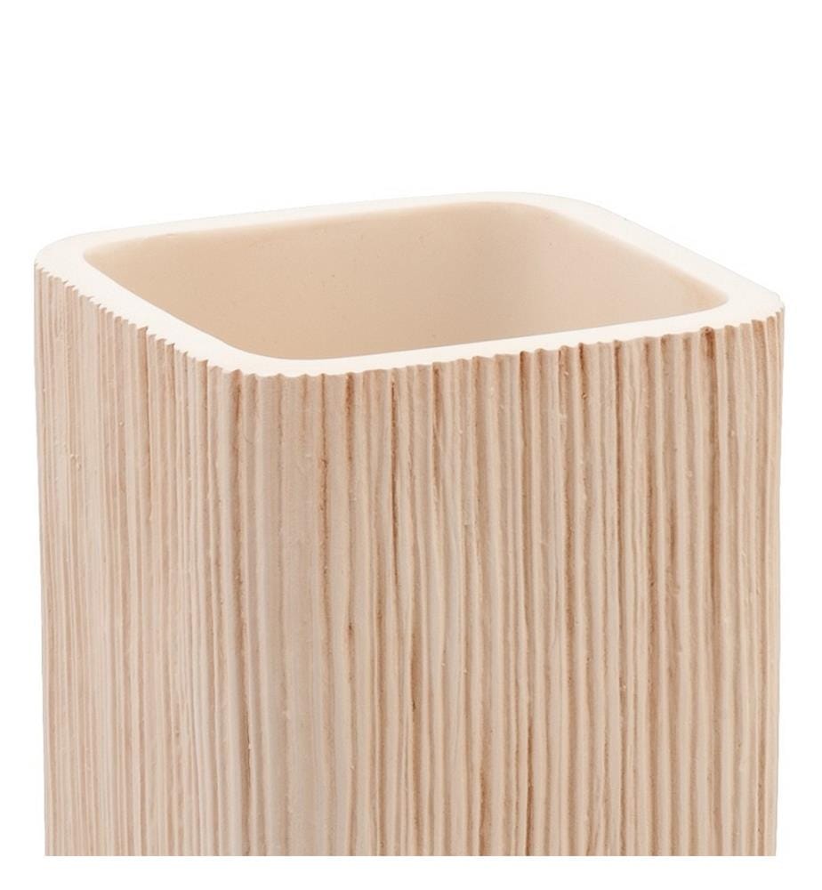 Toilettenbürstenhalter Spa - Hellbeige und Silber